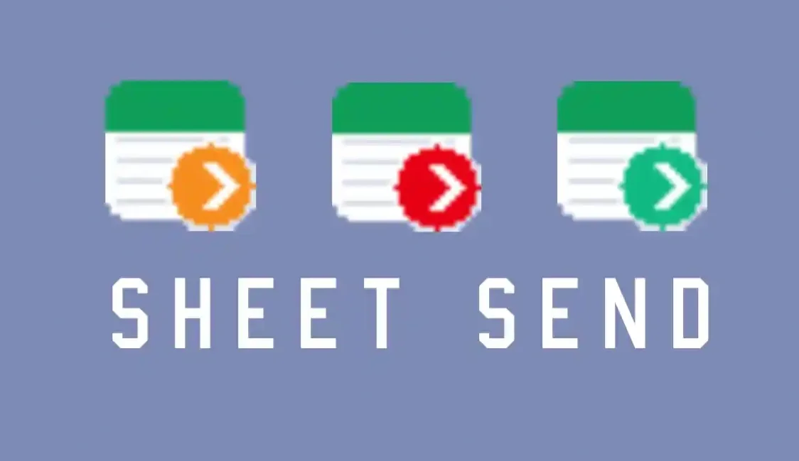 Sheet Send browser extension popup showing Google account connection and destination settings